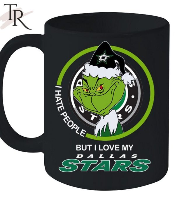 Grinch I Hate People But I Love My Dallas Stars T-Shirt