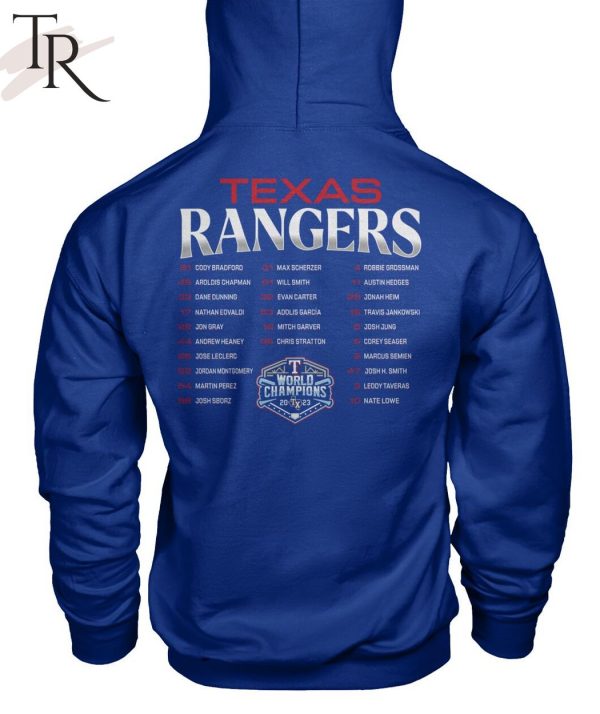 Texas Rangers ROAD Warriors World Series Champions 2023 T-Shirt