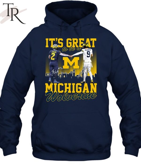 It's Great To Be A Michigan Wolverine T-Shirt - Torunstyle