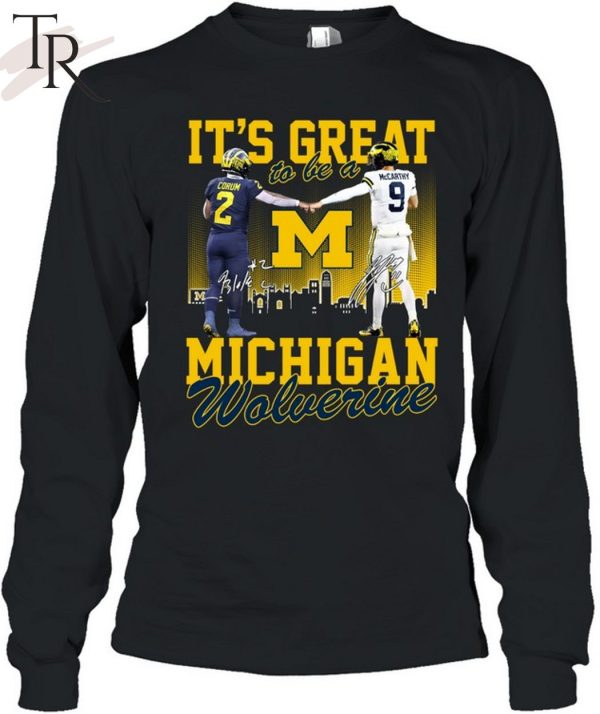 It's Great To Be A Michigan Wolverine T-Shirt - Torunstyle