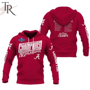 Alabama Crimson Tide 2023 SEC Men’s Basketball Conference Tournament Champions Hoodie