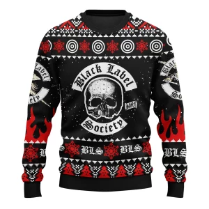 Black Label Society Ugly Christmas Sweater