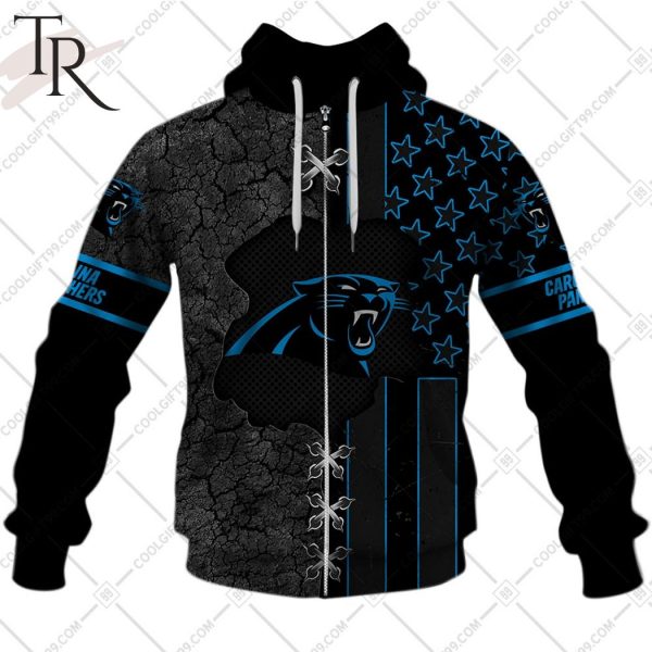 Personalized NFL Carolina Panthers Flag Special Design Hoodie