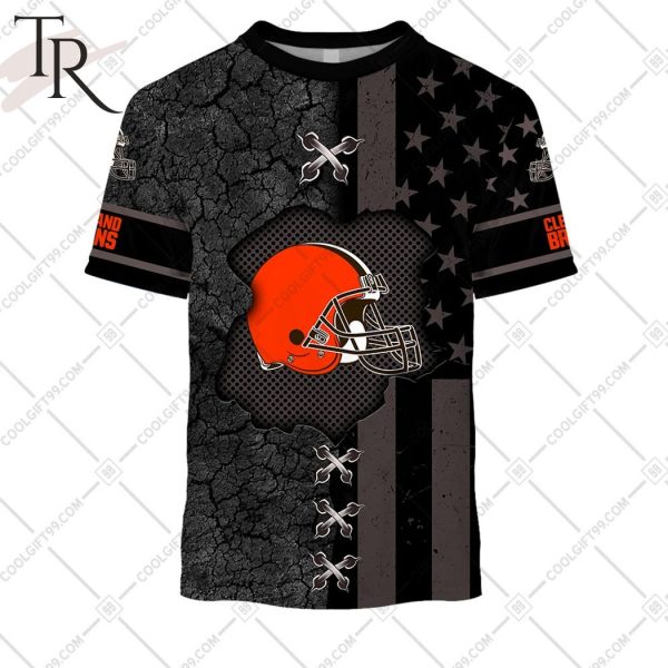 Personalized NFL Cleveland Browns Flag Special Design Hoodie