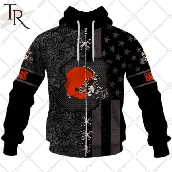 Cleveland Browns Fleece 3D Hoodie All Over Print Unique Cleveland