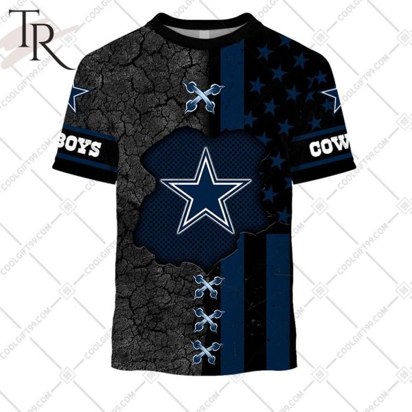 Personalized NFL Dallas Cowboys Flag Special Design Hoodie