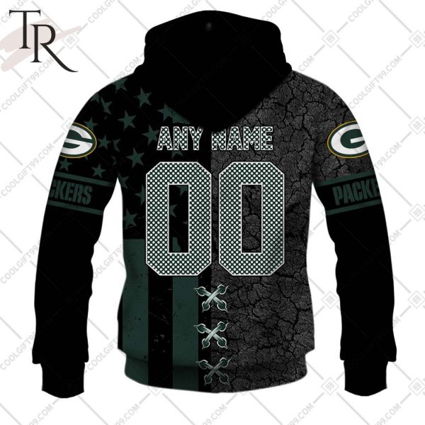 Personalized NFL Green Bay Packers Flag Special Design Hoodie