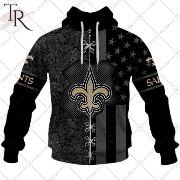 Personalized NFL New Orleans Saints Flag Special Design Hoodie