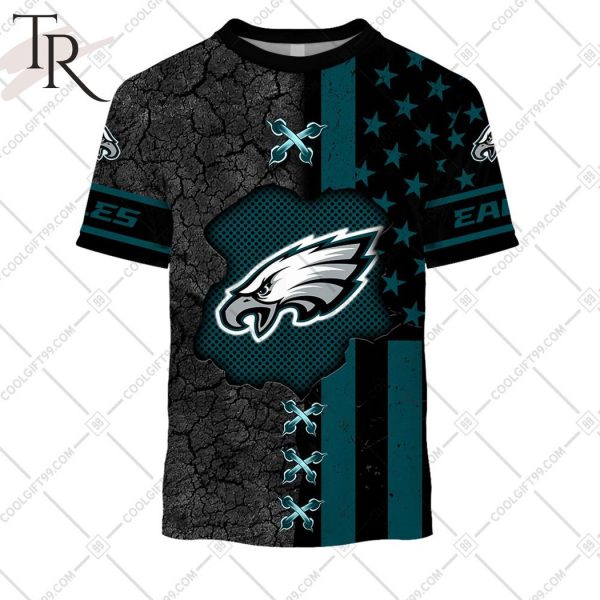 Personalized NFL Philadelphia Eagles Flag Special Design Hoodie