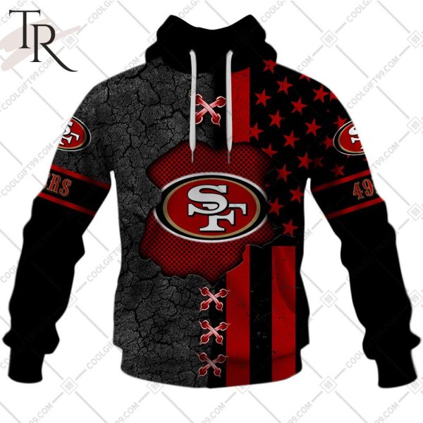 Personalized NFL San Francisco 49ers Flag Special Design Hoodie