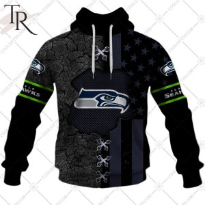 Personalized NFL Seattle Seahawks Flag Special Design Hoodie