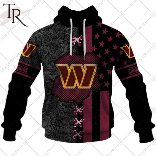 Personalized NFL Washington Commanders Flag Special Design Hoodie
