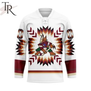 NHL Arizona Coyotes Special Design With Native Pattern Hockey Jersey