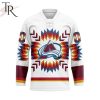 NHL Columbus Blue Jackets Special Design With Native Pattern Hockey Jersey