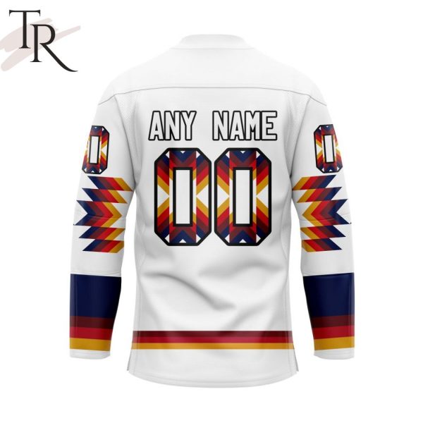 NHL Columbus Blue Jackets Special Design With Native Pattern Hockey Jersey