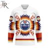 NHL Detroit Red Wings Special Design With Native Pattern Hockey Jersey