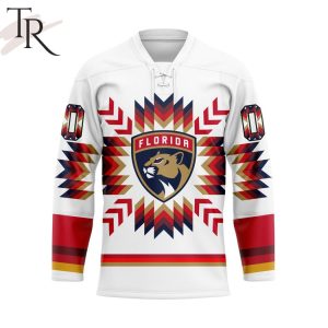 NHL Florida Panthers Special Design With Native Pattern Hockey Jersey