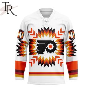 NHL Philadelphia Flyers Special Design With Native Pattern Hockey Jersey