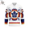 NHL Vancouver Canucks Special Design With Native Pattern Hockey Jersey