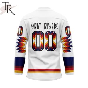 NHL Vancouver Canucks Special Design With Native Pattern Hockey Jersey