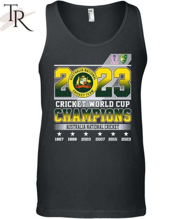 2023 Cricket World Cup Champions Australia National Cricket T-Shirt