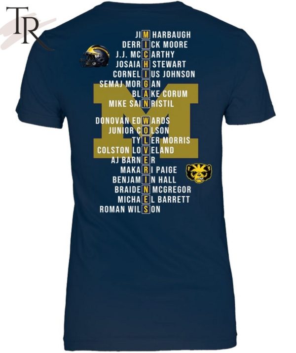 Michigan Wolverines 1000th Victory First Team In History To Win 1000 Division 1 Games November 18, 2023 T-Shirt