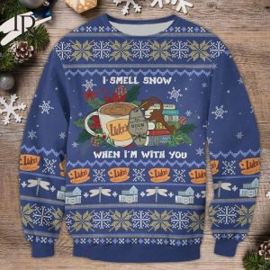 I Smell Snow Then I’m With You Luke’s Gilmore Girls Sweater Christmas