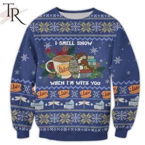 I Smell Snow Then I’m With You Luke’s Gilmore Girls Sweater Christmas