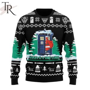 Santa Is A Time Lord Sweater Christmas