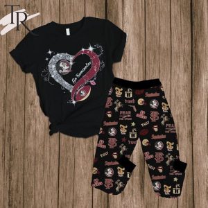 Florida State Seminoles Go Seminoles Family Short Sleeve Pajamas Set