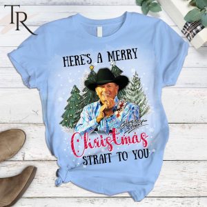 Here’s A Merry Christmas Strait To You Family Short Sleeve Pajamas Set