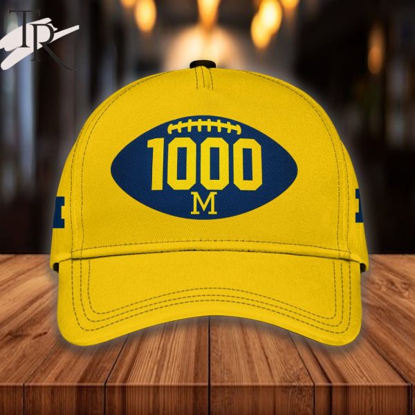 Michigan Wolverines 1000 Wins First Team College Football History Go Blue Hoodie, Longpants, Cap – Yellow