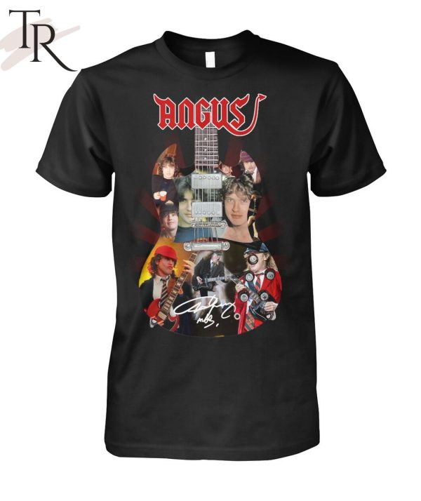 Angus Young ACDC Rock Band T-Shirt