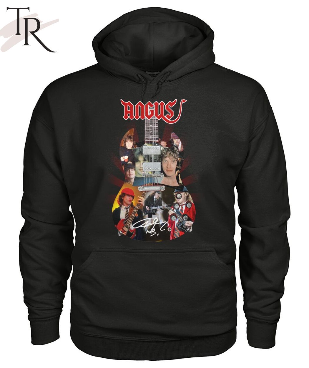 Angus Young ACDC Rock Band T-Shirt - Torunstyle