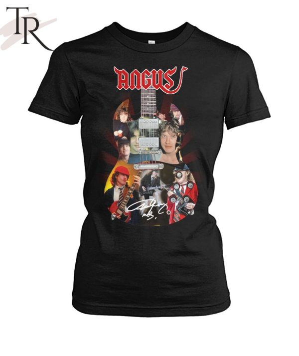 Angus Young ACDC Rock Band T-Shirt