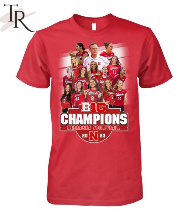 Big Champions Nebraska Volleyball 2023 T-Shirt