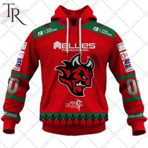 Personalized EIHL Cardiff Devils 2324 Jersey Style Hoodie