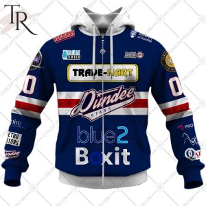 Personalized EIHL Dundee Stars 2324 Jersey Style Hoodie