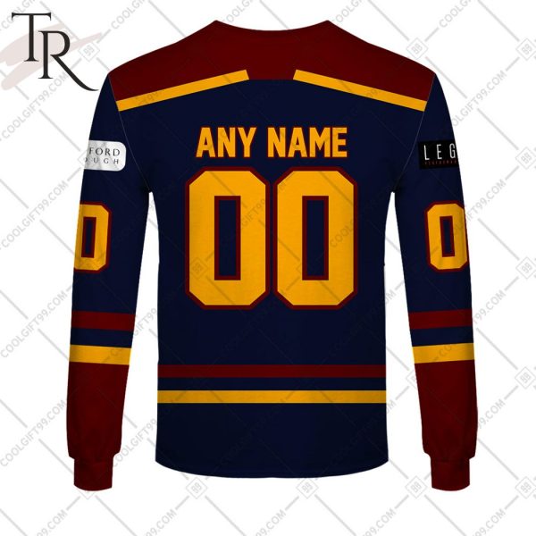 Personalized EIHL Guildford Flames 2324 Jersey Style Hoodie