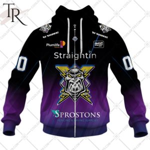 Personalized EIHL Manchester Storm 2324 Jersey Style Hoodie