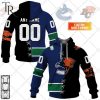 Personalized NHL Toronto Maple Leafs Mix CFL Toronto Argonauts Jersey Style Hoodie