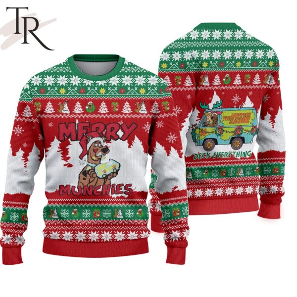 Merry Munchies The Mystery Machine Deck Everything Ugly Christmas Sweater