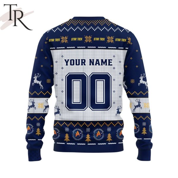 Starfleet Academy Star Trek Personalized Ugly Christmas Sweater