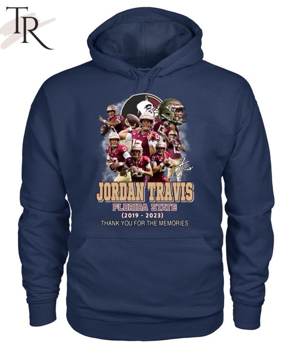 Jordan Travis Florida State 2019 – 2023 Thank You For The Memories T-Shirt