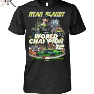 Ryan Blaney World Champion Nascar Cup Series T-Shirt