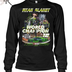 Ryan Blaney World Champion Nascar Cup Series T-Shirt