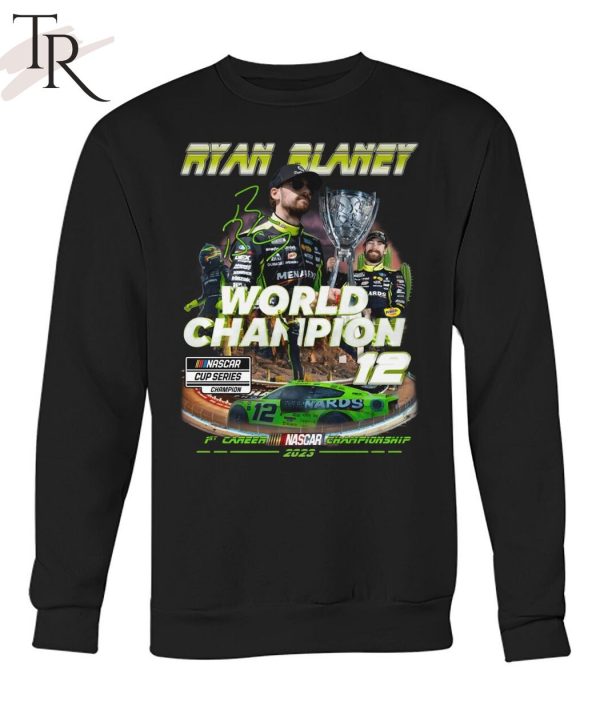 Ryan Blaney World Champion Nascar Cup Series T-Shirt