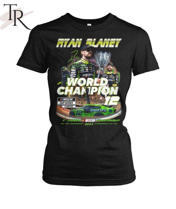 Ryan Blaney World Champion Nascar Cup Series T-Shirt