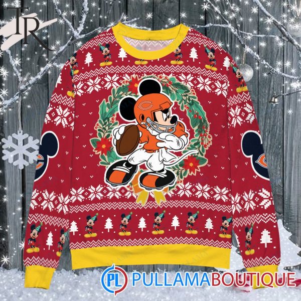 Chicago Bears x Mickey Mouse Ugly Christmas Sweater
