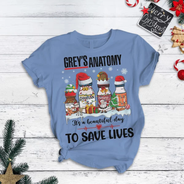 Grey’s Anatony It’s A Beautiful Day To Save Lives Pajamas Set